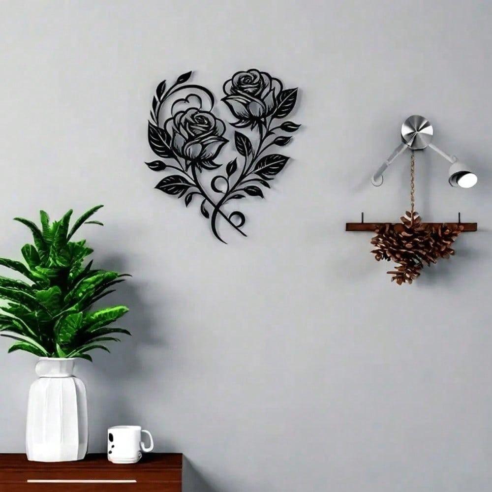 Arte da Parete in Metallo Decorazione Interna Soggiorno Scultura Moderna per la Casa