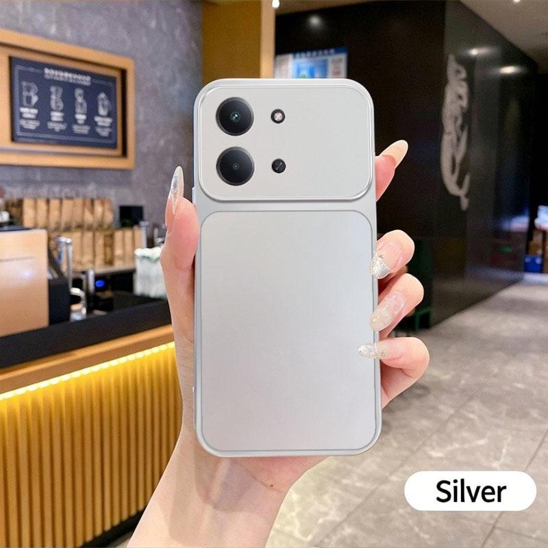 Für Xiaomi Redmi 15C Hülle Xiaomi Redmi 15C Cover Redmi 15C Capa Handy Rückseite Stoßfester Bumper TPU Flüssigsilikon Weiche Fundas Redmi 15C 4G （171mm） white