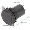 DC12-24V 2.1A 3 in 1 Multifunction Digital LED waterproof Thermometer Voltmeter Car USB Fast Charger Green Light