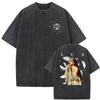 Sängerin Rosalia Lux Tour 2026 Grafik T-Shirt Herren Damen Mode Trendig Gothic T-Shirts Vintage Gewaschene Baumwolle Übergroße T-Shirts