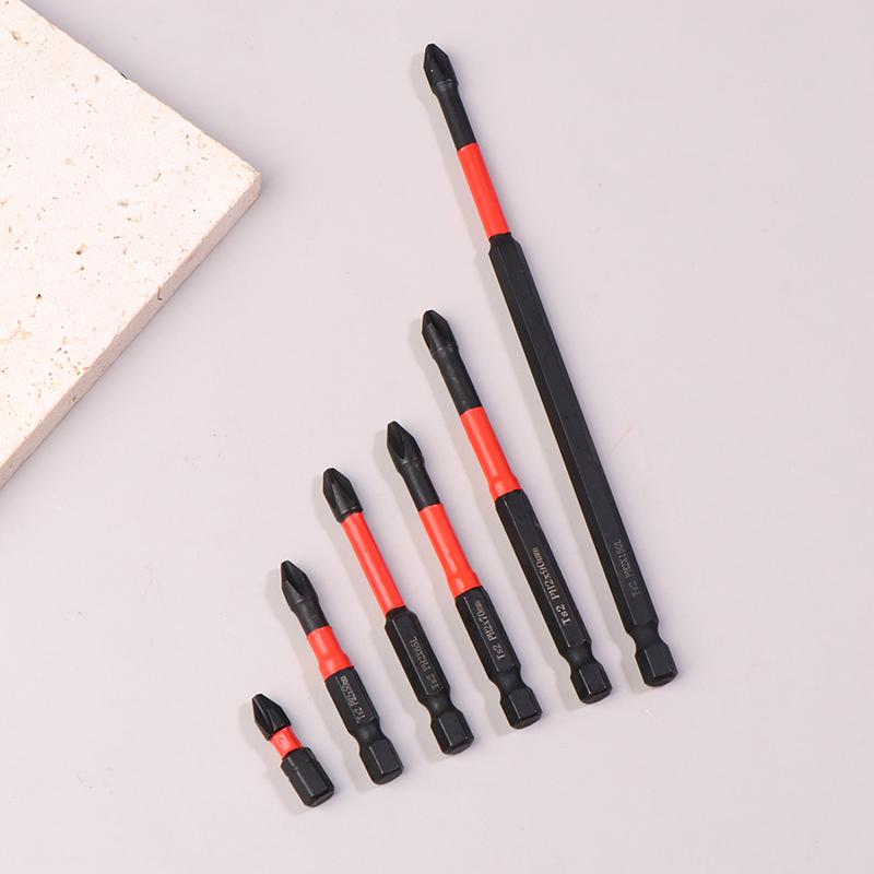 2Pcs Ph2 Impact Type Bit High Speed Steel Wear Resistance Separate Sell Separately Carpentry Power Tool Part