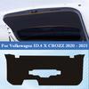 For Volkswagen ID.4 X CROZZ 2020-2026 Car Trunk Door Anti Kick Pad Tailgate Protective Sticker Cargo Liner Interior Accessories
