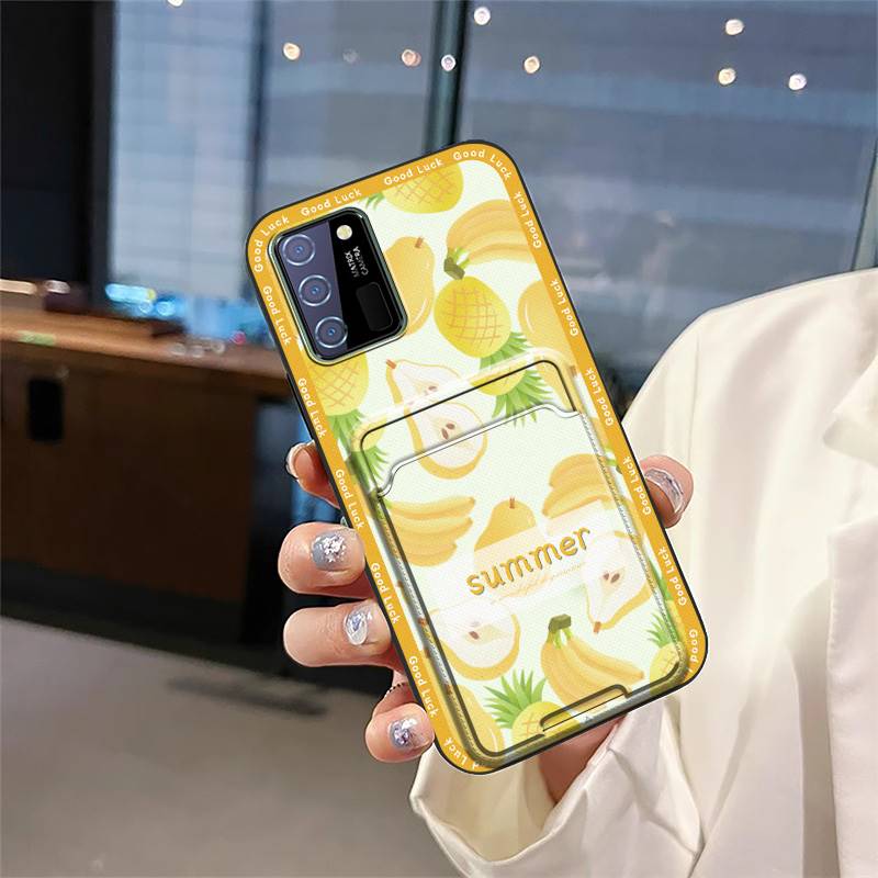 Shockproof Waterproof Phone Case For Oukitel C25 Soft Case Card Slot Graffiti Anti-knock Durable Protective TPU Cover