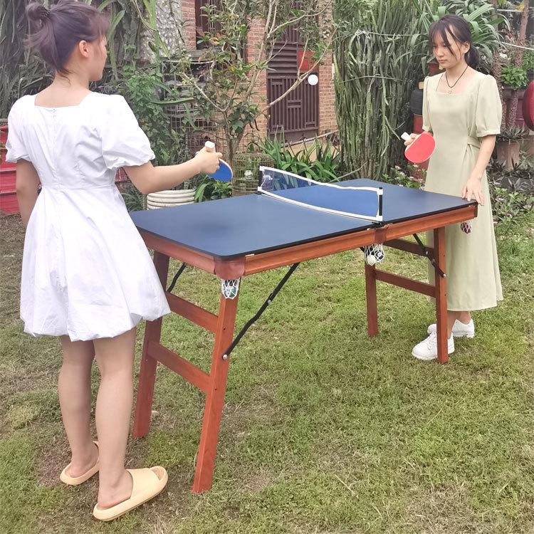 1.4m No-Installation Foldable Children's 3-in-1 Billiard, Ping Pong, Pool Table