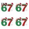 Iron on Design for Textiles 4 Sheets 67 Patches Funny Six Seven Meme Transfers Fabric Colorful Decals T-shirts Canvas Bags DIY Projects Decorative