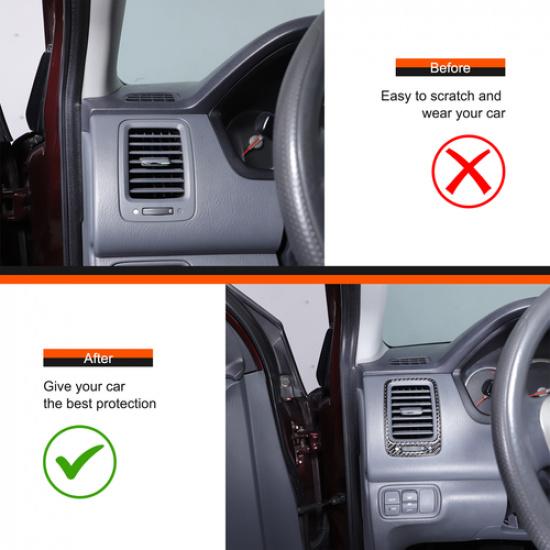 Center Console Air Vent Panel Trim Sticker For Honda Pilot 2003-08