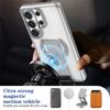 Magnet Folding Magnetic Stand Phone Case For Samsung S26 S24 S25 Ultra S23 Plus For Magsafe Frosted Slim PC Translucent Cover