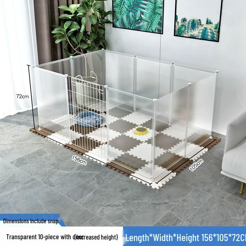 Indoor Pet Playpen: Dog/Cat Enclosure with Free Splicing Cages for Dogs, Cats, and Rabbits.