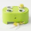 Multi-Loch-Spiel Elektrisches Maulwurf-Katzen-Spielzeug Automatisches Aufklapp-Pompon-Bälle Drehender Boden Feder Automatisches Katzen-Unterhaltungsspielzeug
