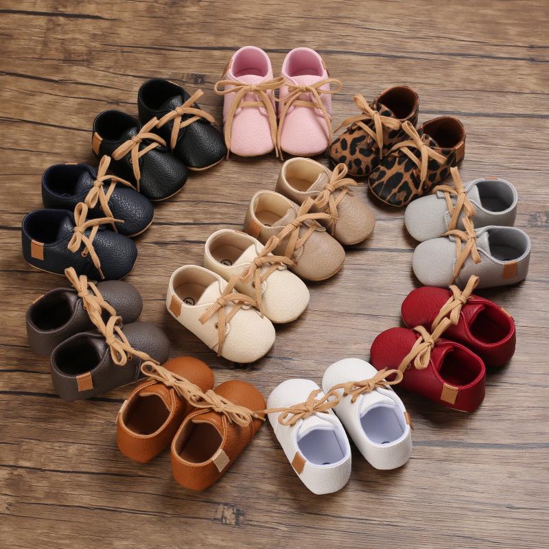 Soft Sole Leather Baby Shoes for Infants/Toddlers - Unisex Spring/Autumn Indoor/Outdoor Walkers