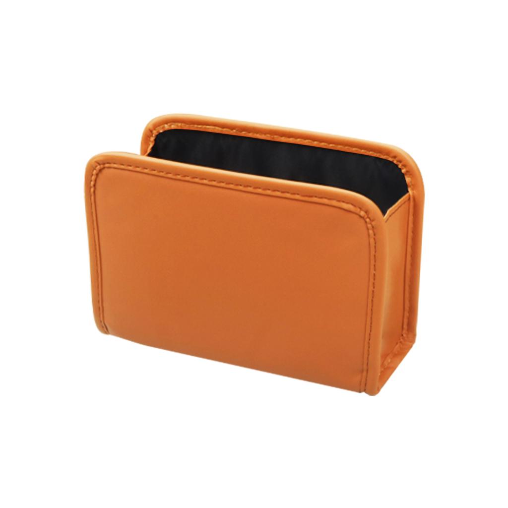 Car Trash Can Hanging Folding Portable Multifunctional Storage Box Leather Car Storage Bag Car Accessories Interior