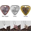 Entertainment Guitar Parts and Accessories Plectrum Zinc Zinc Zinc Alloy Pick Guitar Pick Metal Guitar Pick