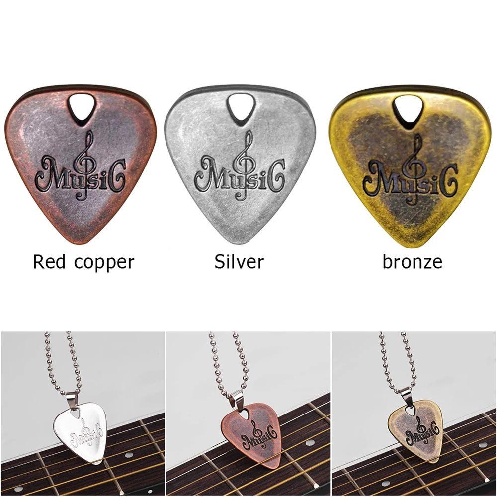 Entertainment Guitar Parts and Accessories Plectrum Zinc Zinc Zinc Alloy Pick Guitar Pick Metal Guitar Pick
