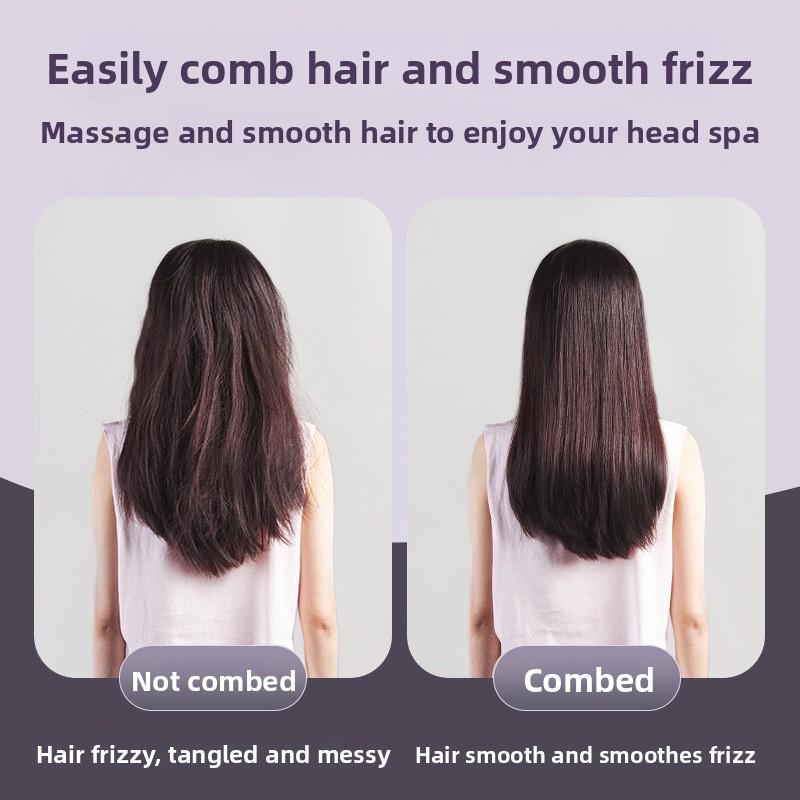 Electric Massage Comb Health Hair Comb Head Care Scalp Soothing Red Light Vibration Massage Liquid Hair Comb Massager
