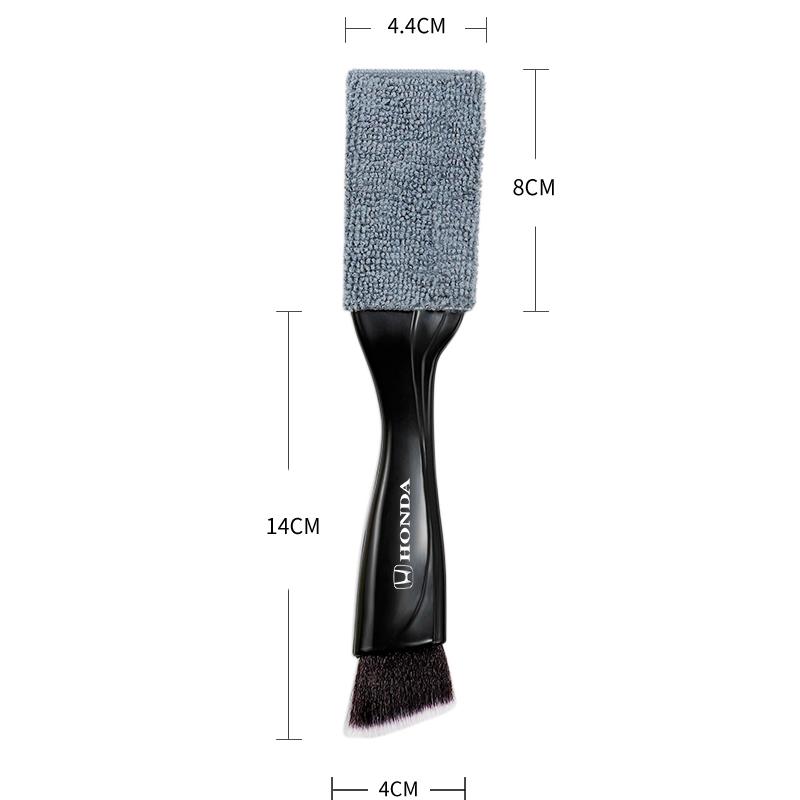 2 In 1 Car Dust Tool Cleaning Brush Accessories Interior For Honda Civic FIT Accord Prelude CRV 5th City Ww6 CRZ CRX Jazz HRV Pilot
