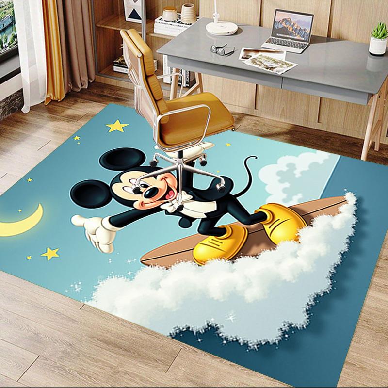 Mickey Mouse Dreams Carpet For Playroom Bedroom Living Room Sofa Home Decorkids Game Area Rug Nonslip Floor Mat