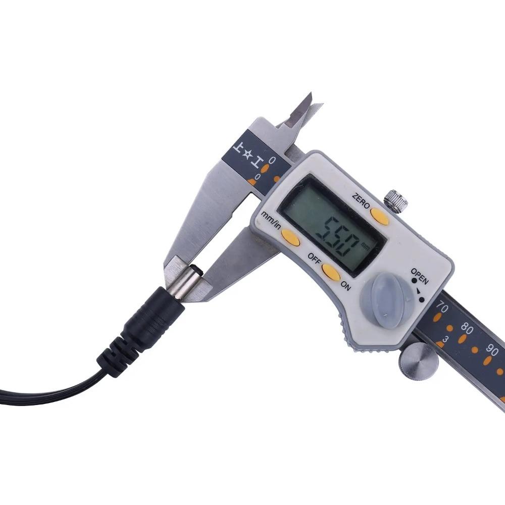 5,5*2,1mm WiFi zu Powerbank Kabel Anschluss DC 5V zu 12V USB Kabel Boost Konverter Step-up Kabel für WiFi Router Modem Lüfter