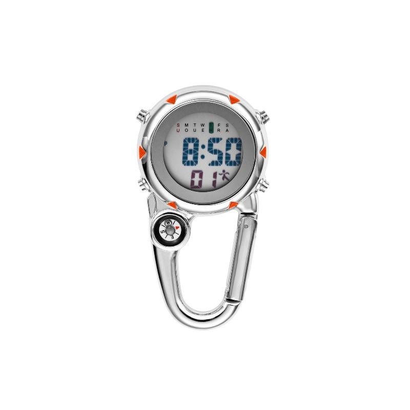 

Multifunctional metal hook watch Multi-specification metal outdoor wall watch for mountaineering помаранчевий