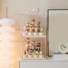 Clear Showcase for Figures, Storage Container, Display Stand