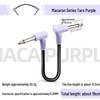 19cm Noise Reduction Effects Pedal Patch Cable - Short Musical Instrument Accessory for Single Pedal Connection