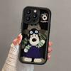 The head dog lanyard is suitable for Apple 16PRO mobile phone case, Huawei OPPO lambskin VIVO Xiaomi iphone 15.