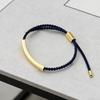 Atoztide Engrave Name Bracelet For Women Men Stainless Steel Jewelry Color Braided Rope Chain Personalized Couple Birthday Gift