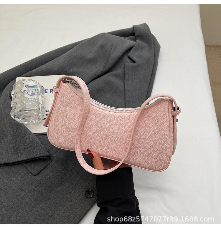 Underarm Bag Women's Bag 2025 New Niche Design High Sense Internet Celebrity Foreign Crescent Bag Shoulder Bag