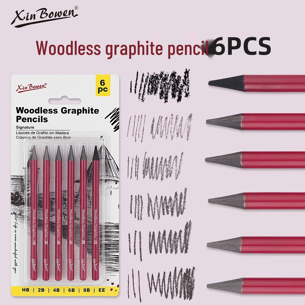Grenzüberschreitendes Kunst-Holzkohle-Skizzierstift-Set - Weiche, Mittlere, Harte Varianten