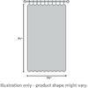 Ofat Home Original Design Modern Abstract Face Black and White Shower Curtain with Hooks, Heavy Weighted Fabric Bathroom Curtain, No Liner Needed
