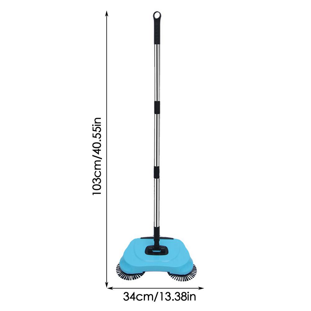 Hand PushSweeper Vacuum Sweeping And Mopping The Floor Without Blind Spots Household Soft Broom Dustpan Combination Magic Broom