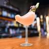 Bird Shaped Cocktail Glass Transparent Drinkware Clear Glasses Goblet for Wedding