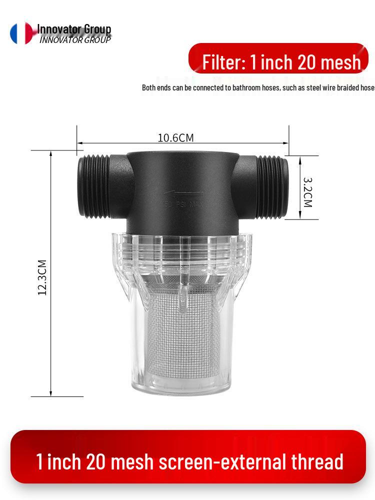 Cross-Border Garden Hose Filter for Mud, Sand, Irrigation, Car Wash, Tap Water, and Aquaculture