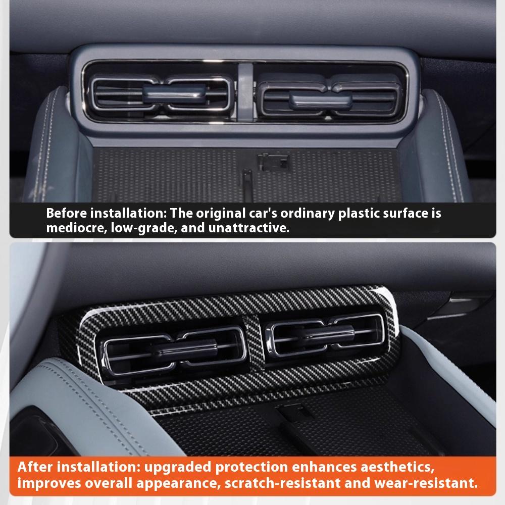 For Byd Leopard 5 Denza B5 Central Control Armrest Protection Frame Air Vent Cup Holder Decoration FrameInterior ModificationGood product