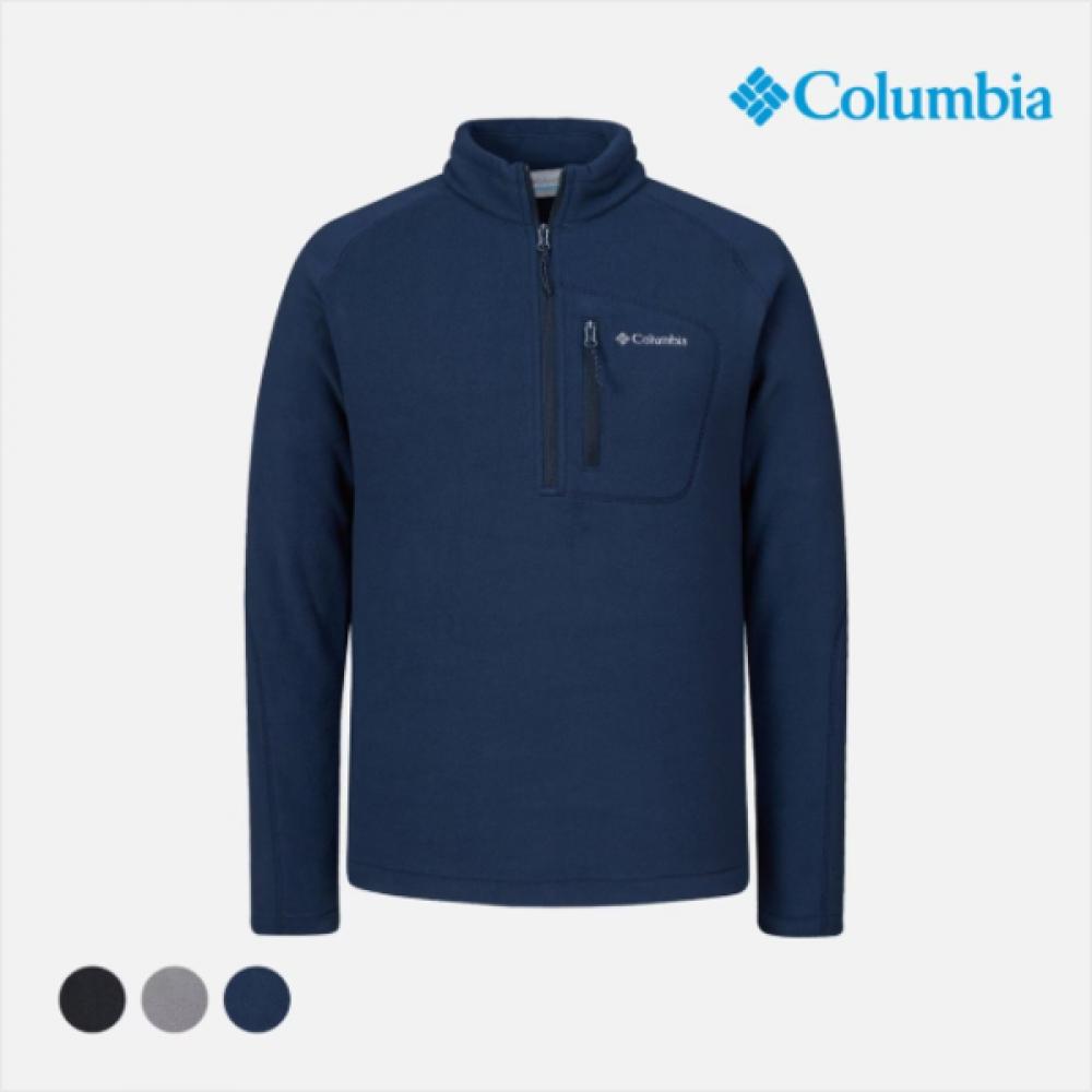 Columbia Men S Solid 4 Color Half Zip Fleece T ShirT C64 Xo6410