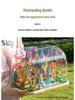 Fermi S2238 Huaylin Castle Preserved Flower Model - Handmade Building Blocks for Kids - Valentine's Day Gift