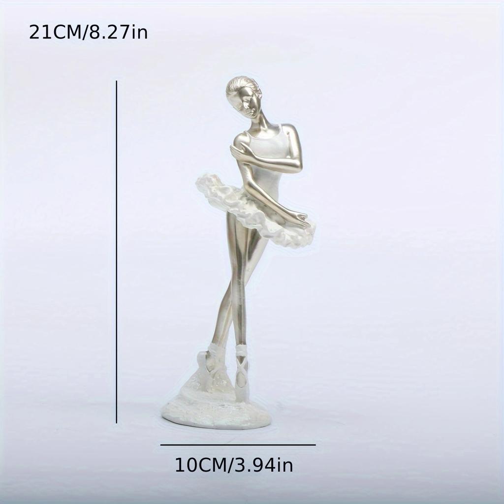 1 Pc Of Ballet Character Figurine, Living Room Study CharacterDecoration, Home Decoration Living Room, Study, TV Cabinet,And Off