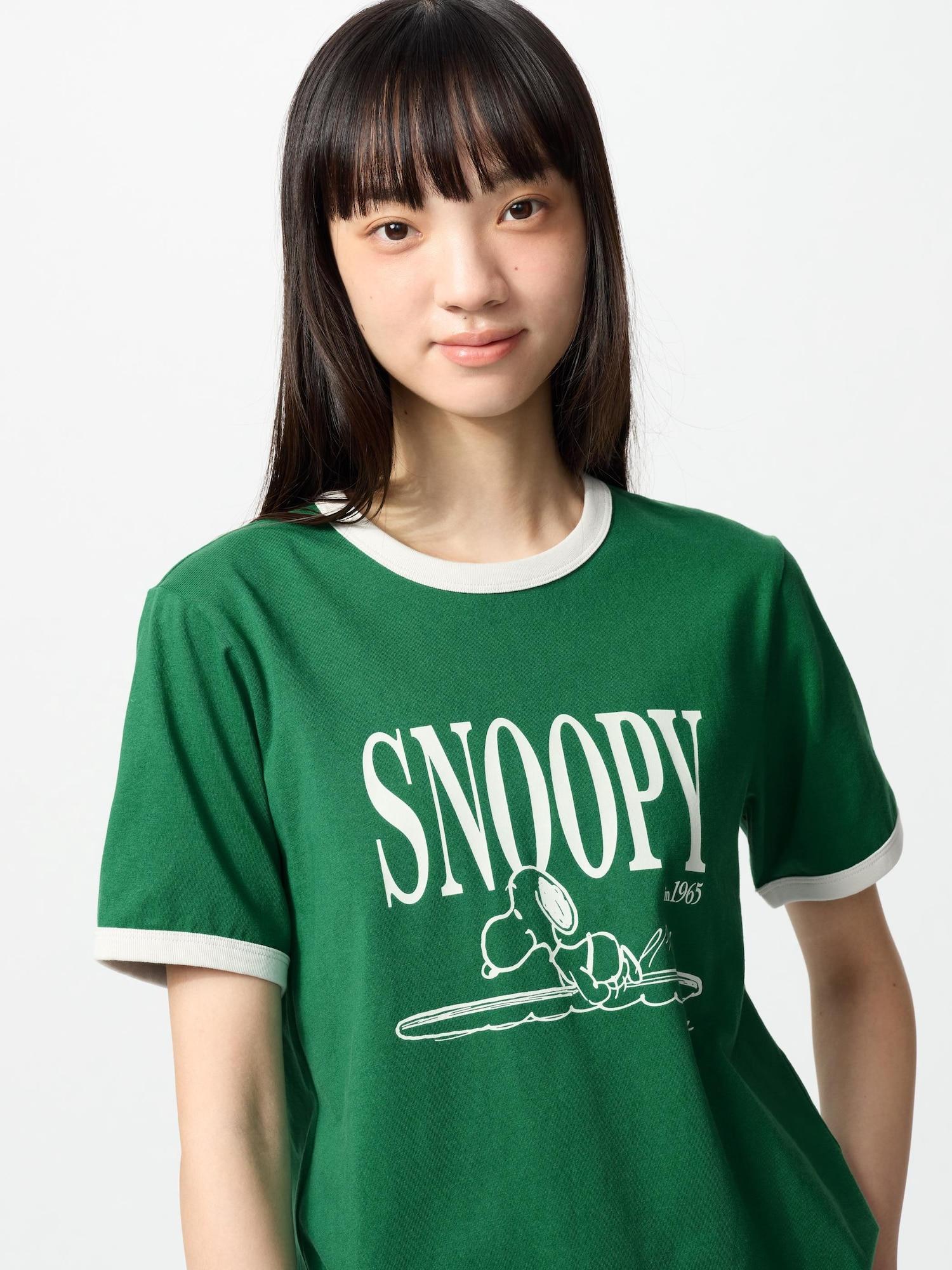 

Uniqlo Япония PeanUts Ut 55 GREEN/XS