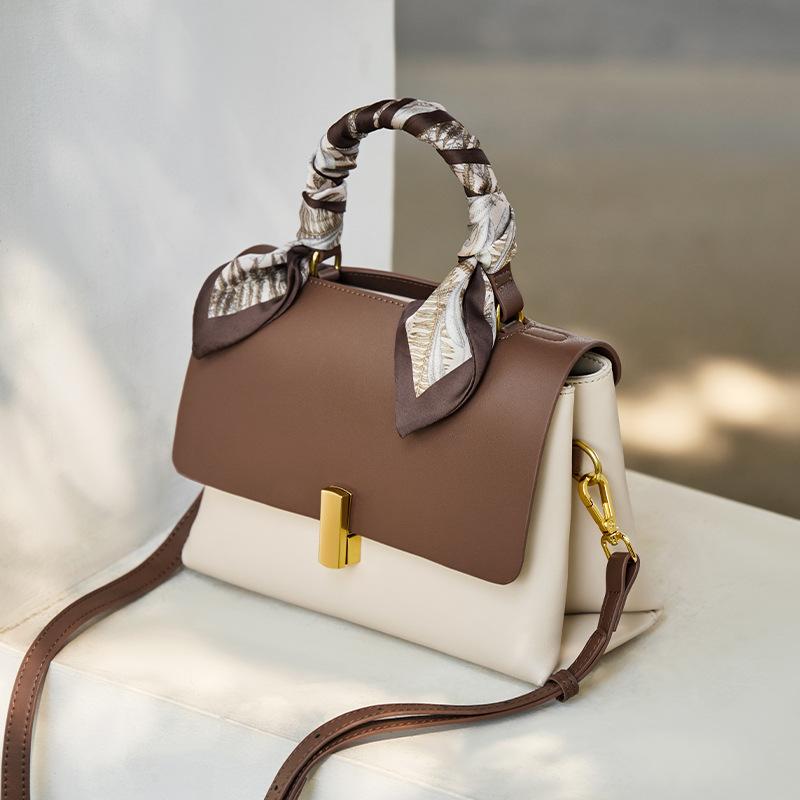 

Mrs. Qiao Bag Women 2025 New High-End Handbag Large Capacity Genuine Leather Crossbody Bag Brand Women s Bag Long25CM、Wide11CM、 Hi