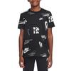 Nike Sports Casual Short Sleeve T-Shirt Unisex Tops Black HQ9292010