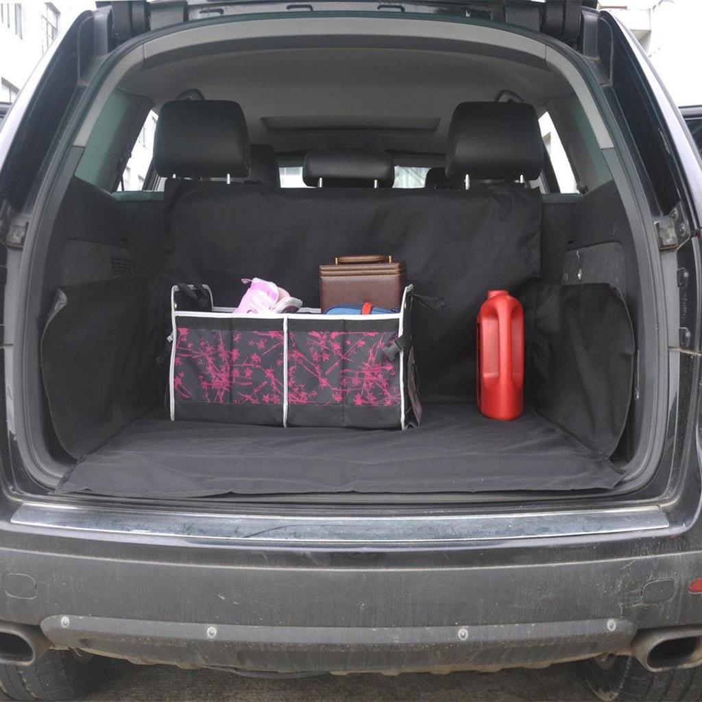 Car Dog Mat Portable Car Seat Cover Non-Slip Dustproof Pad Protector With Storage For Truck Provide Comfort Prevent Scratches