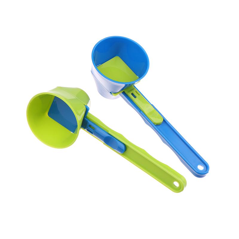 Mätskedstratt med längre handtag Pulverskopa för vattenflaska Vattenflaska Skopa Tratt Trattskopa Exakt