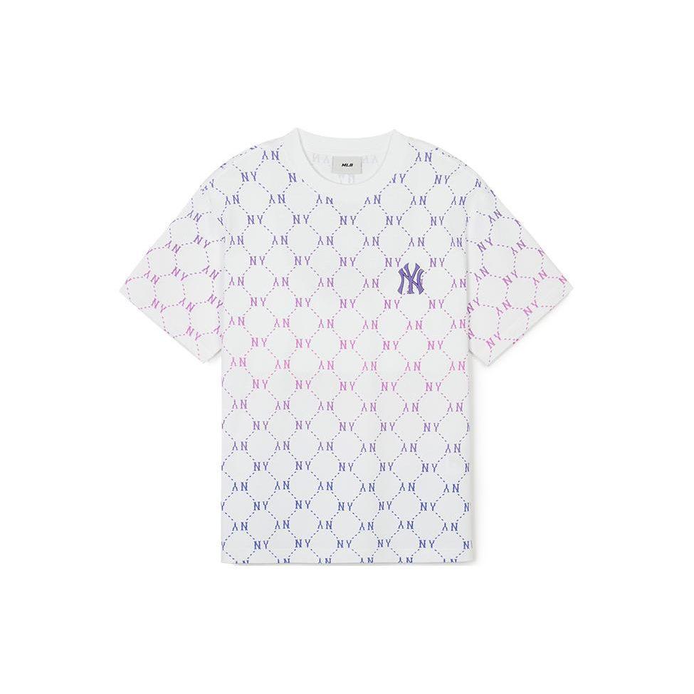 MLB New York Yankees T Shirt Unisex Water Purple 3ATSM1043-50VOS