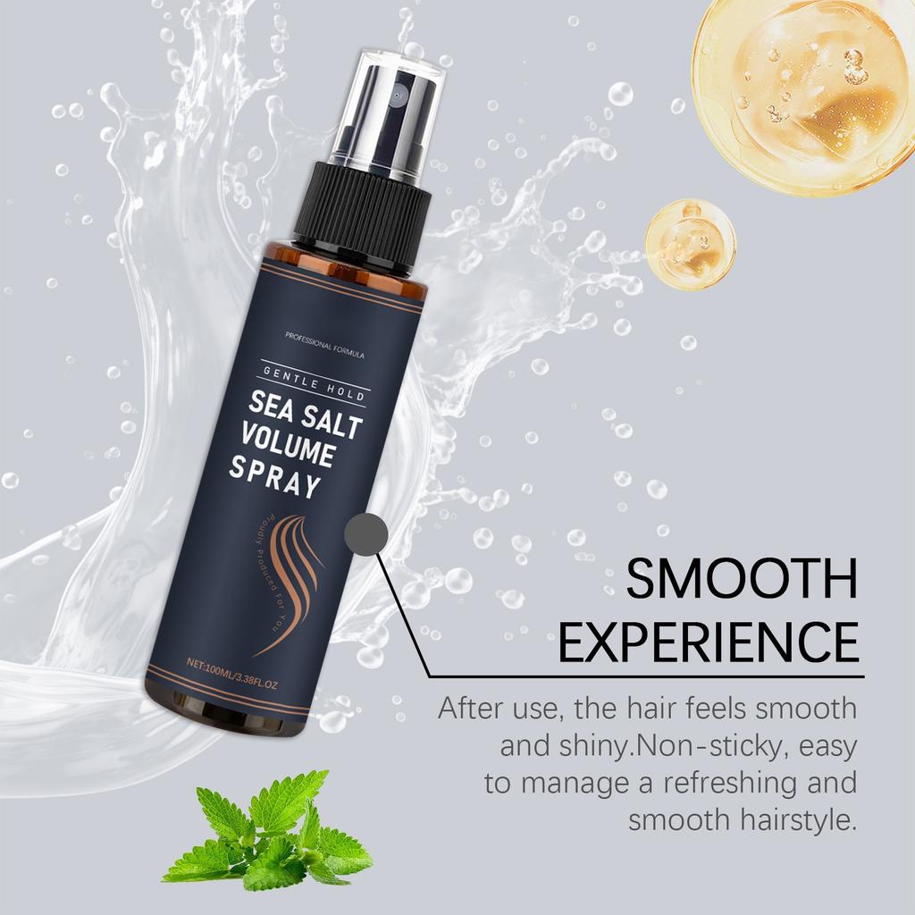 Sea Volumizing Hair Spray 100ML Haar-Styling-Spray Erfrischendes, natürliches Volumen und Frisuren für Männer und Frauen (1 STÜCK)
