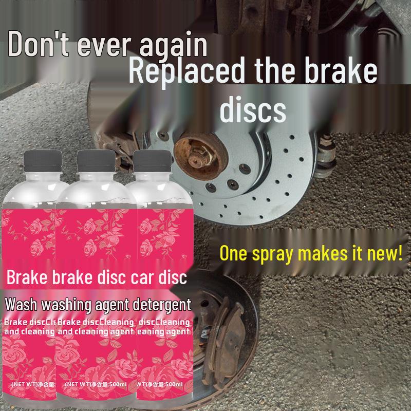 Electric Vehicle Brake System Cleaner & Noise Eliminator: Disc Pads, Rotors, Calipers Degreaser & Rust Remover.