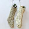 Knitting Christmas Stockings Home Decor Children's Gift Bag Xmas Gift Bag Christmas Party 18