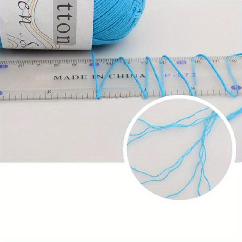 100% Cotton Yarn for Crocheting and Knitting, Medium-Weight DIY Craft Yarn for Sweaters,Scarves,Hats,Gloves - 50g/170m Per Skein