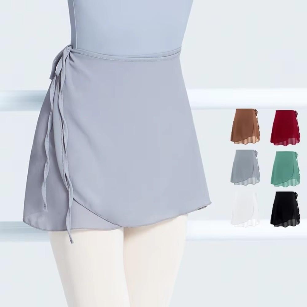 Chiffon Ballet Skirt Wrap Skirt Dance Skirt Fashion Ballerina Tulle Skirt Gymnastics Training