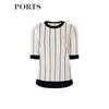 Ports Women's Summer Knit Short Sleeve Top