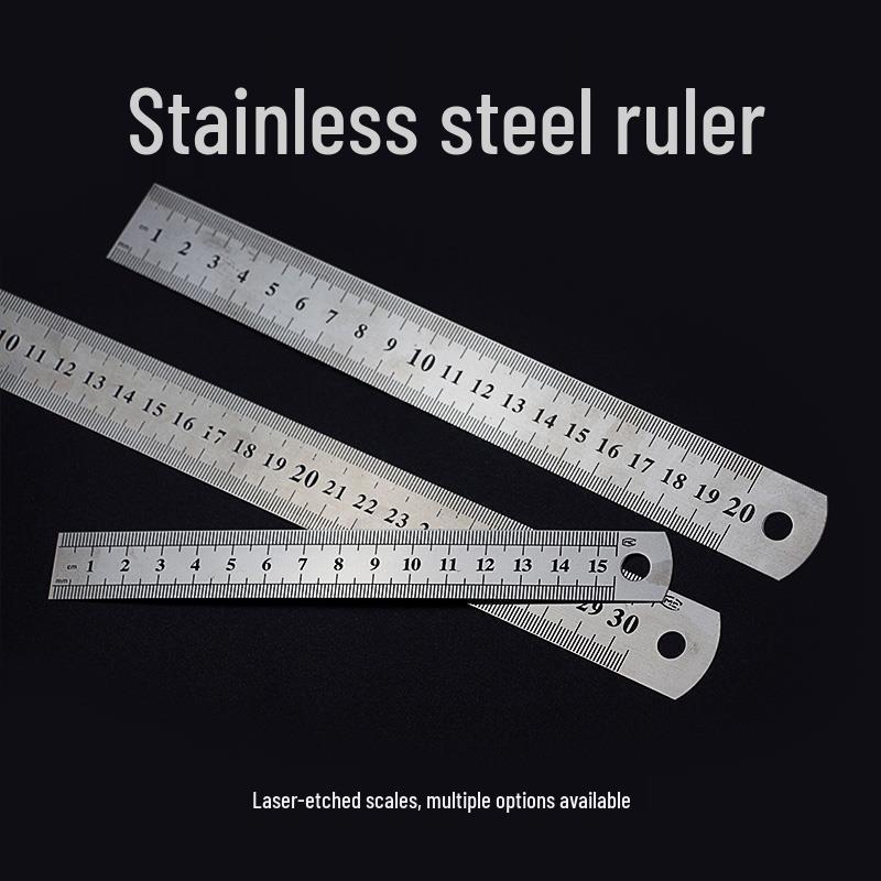 

30cm Stainless Steel Ruler for Classroom and Office 1 piece