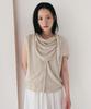 TOWAV Ella Scarf Knit Vest_Natural Beige